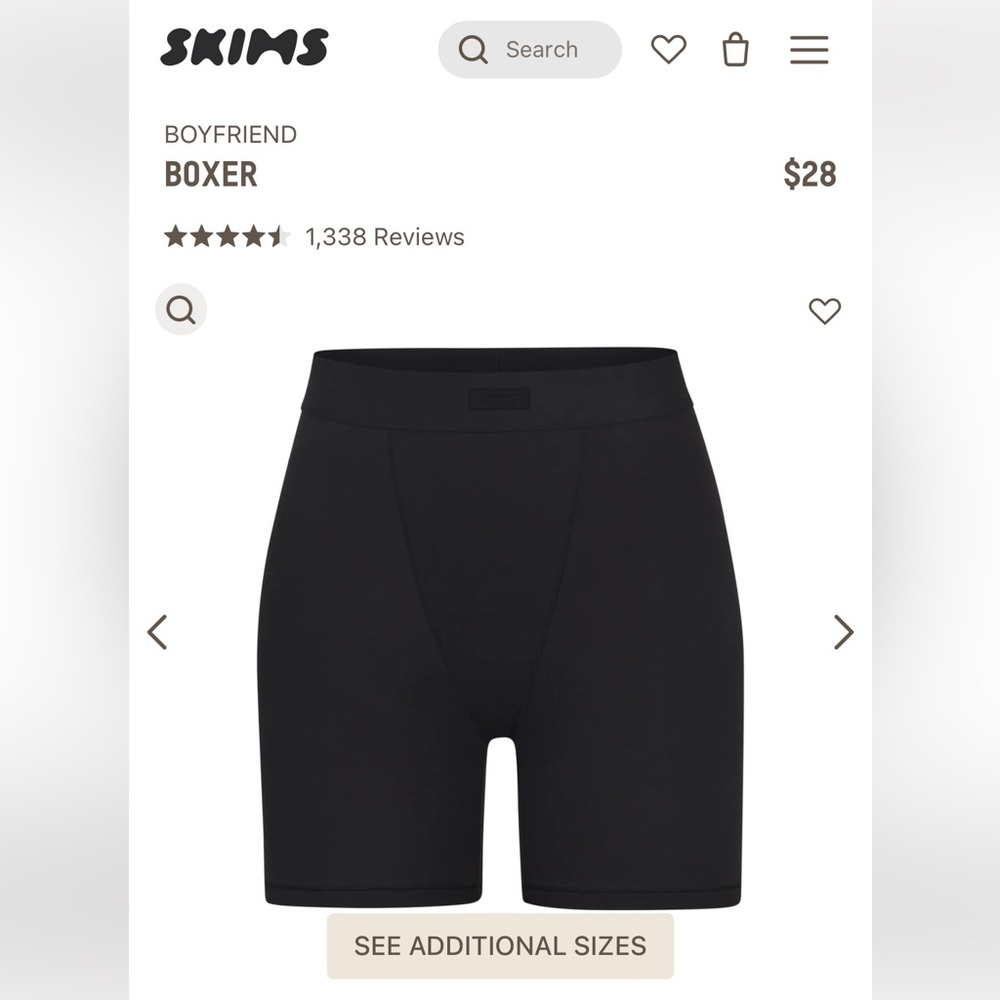 Skims Women’s Boxer Shorts